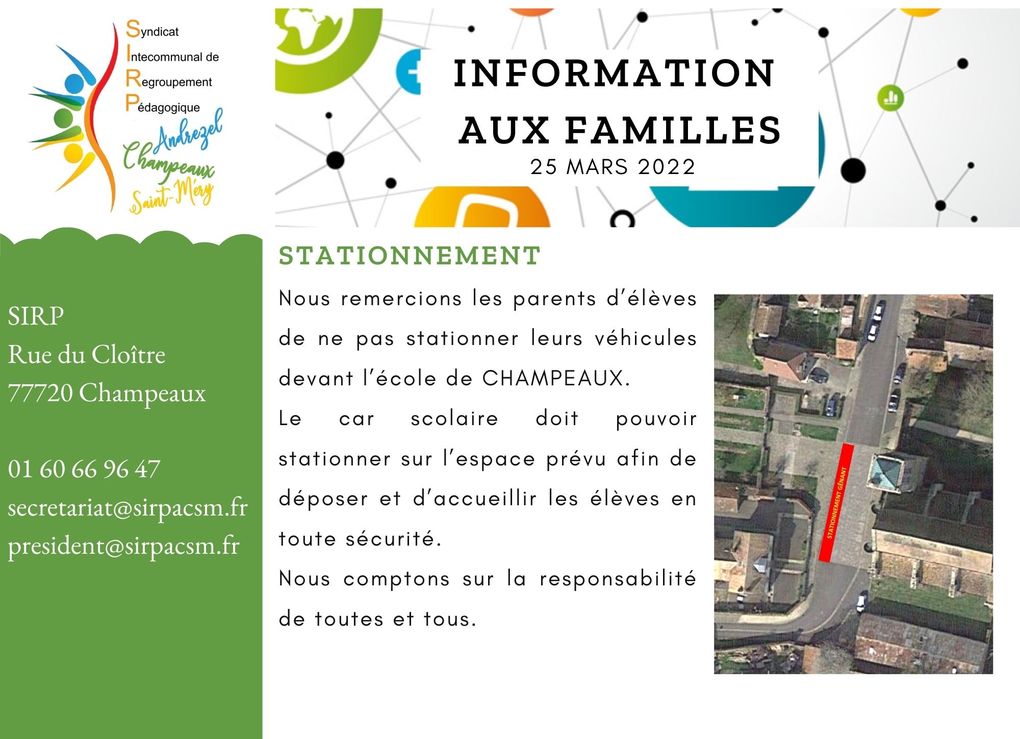 Information du 25 mars 2022